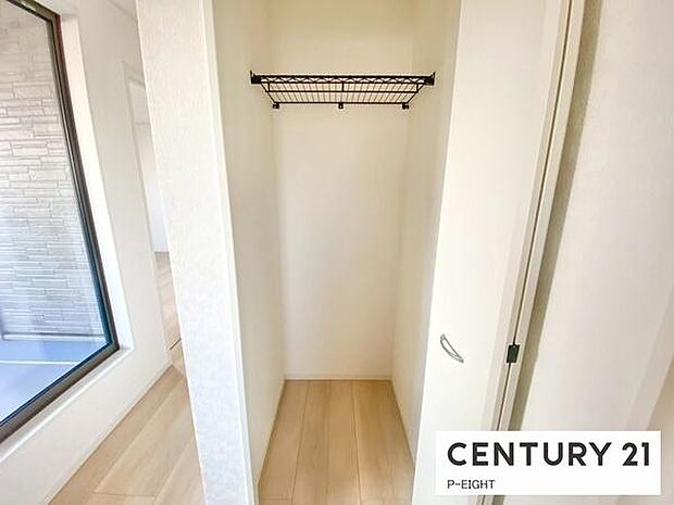 クローゼットでお部屋もスッキリ!