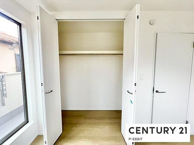 クローゼットでお部屋もスッキリ!