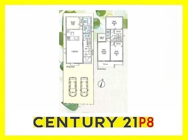 4LDK！子育てや来客時に便利な洋室、陽当り良好な南向きバルコニーあり！