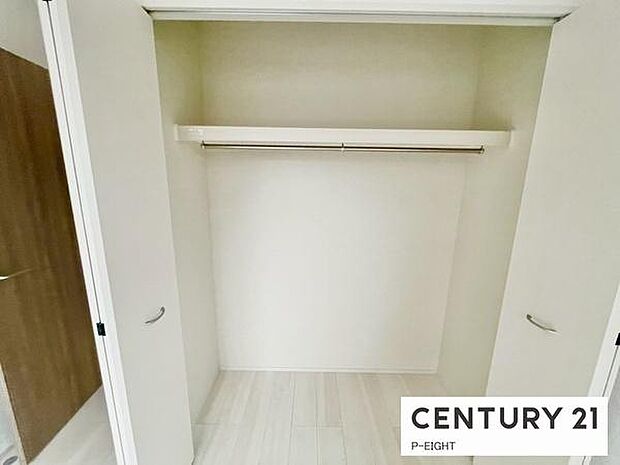 広めのクローゼットでたくさん収納できます!