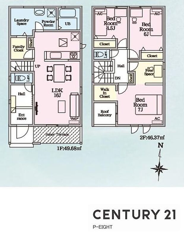 3SLDK！収納豊富な間取り！
