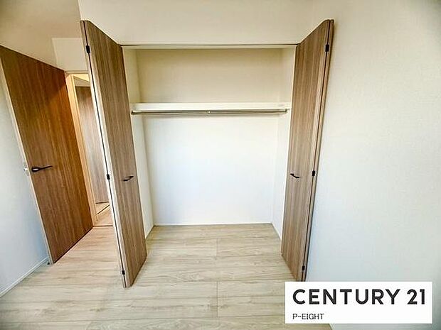 クローゼットでお部屋もスッキリ！