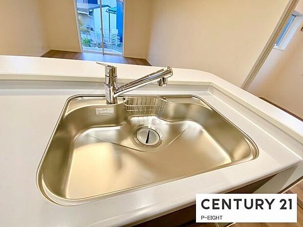 丈夫なステンレスシンク!