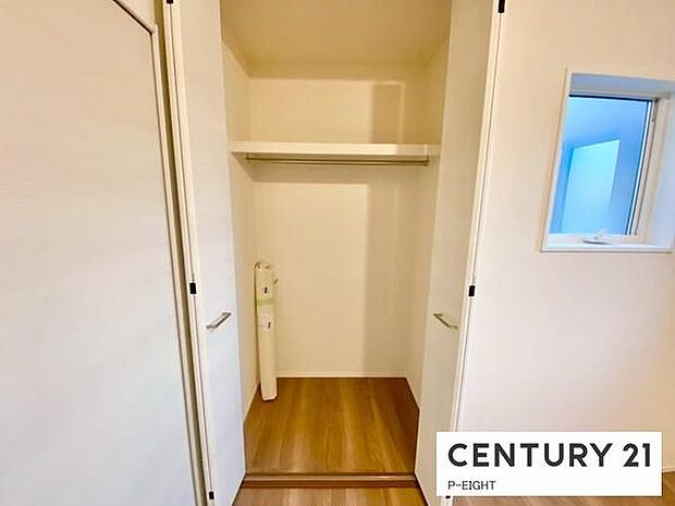 クローゼットでお部屋もスッキリ!