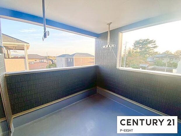 インナーバルコニーでプライベート空間！