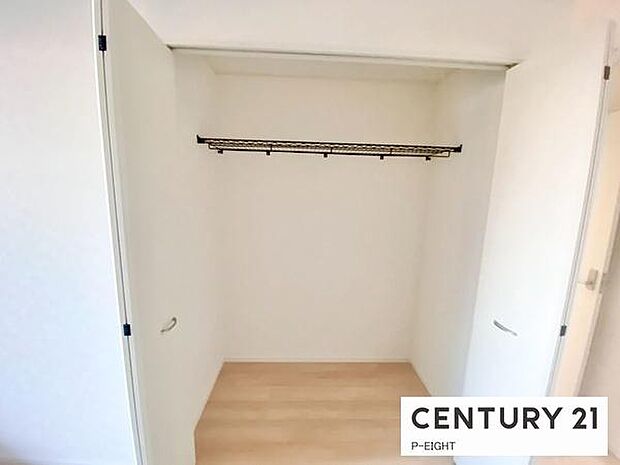 広めのクローゼットでたくさん収納できます！