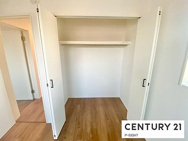 クローゼットでお部屋もスッキリ!