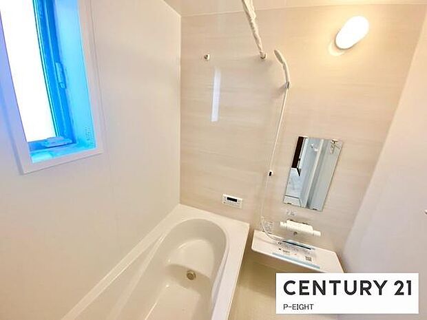 一坪サイズのお風呂で毎日の疲れを癒してください。