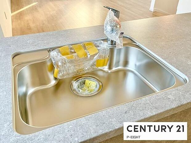 丈夫なステンレスシンク!