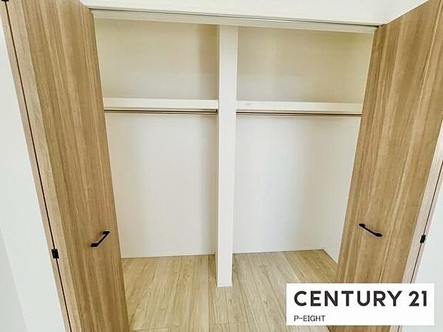 広めのクローゼットでたくさん収納できます!