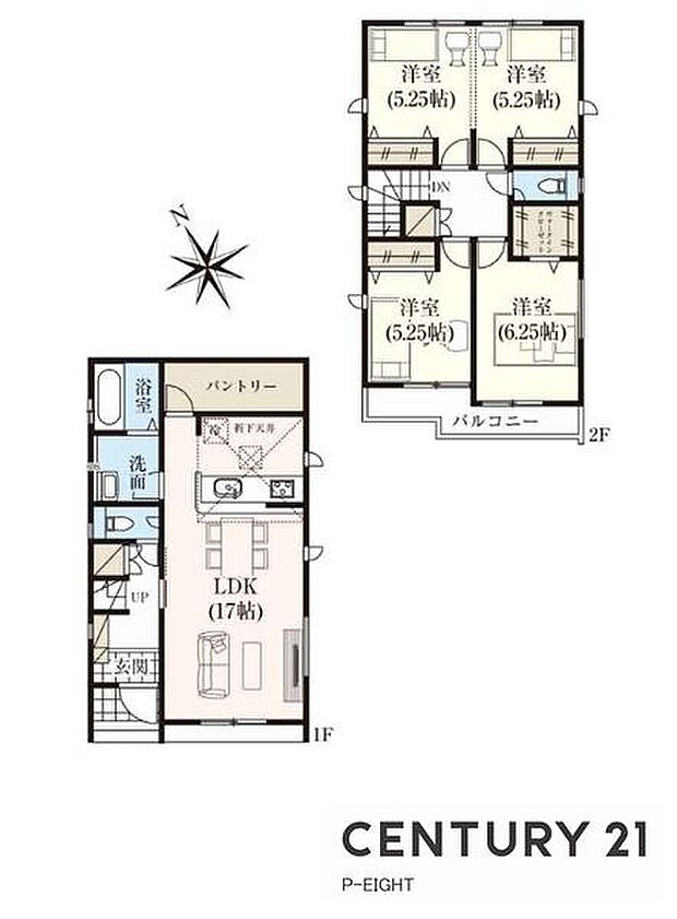 3LDK！収納豊富な間取り！