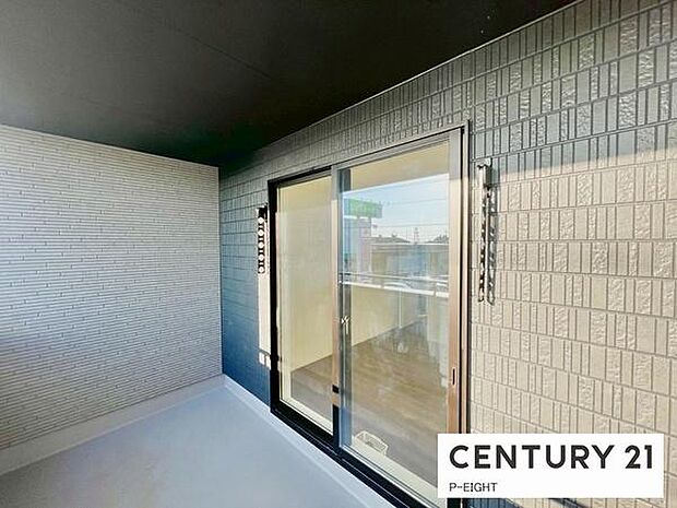 インナーバルコニーでプライベート空間！