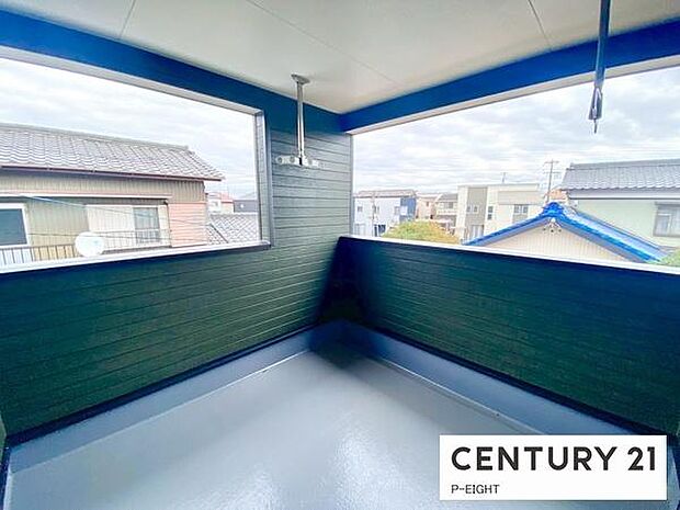 インナーバルコニーでプライベート空間!