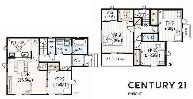 4LDK！収納豊富な間取り！