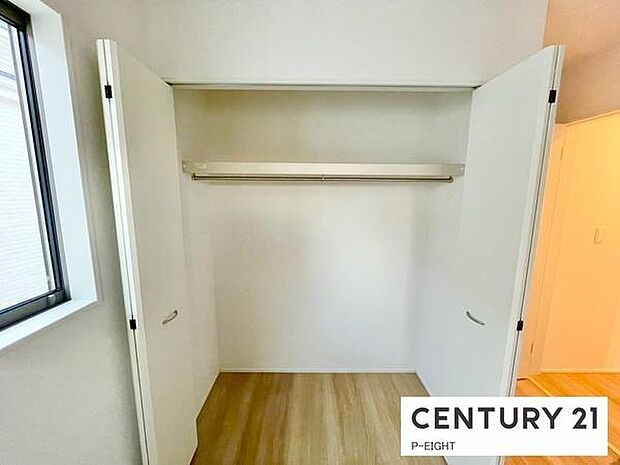 クローゼットでお部屋もスッキリ！