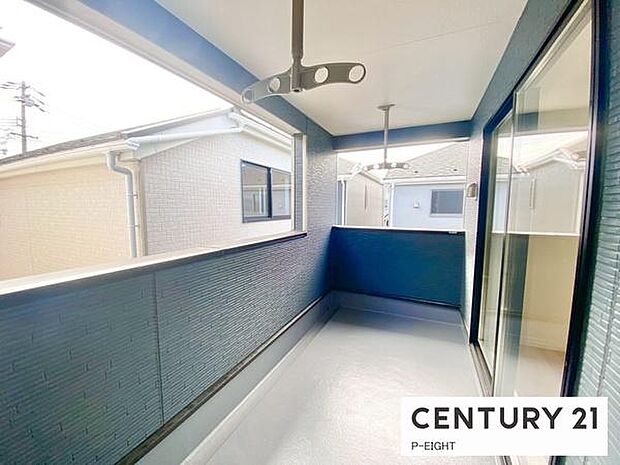 インナーバルコニーでプライベート空間!