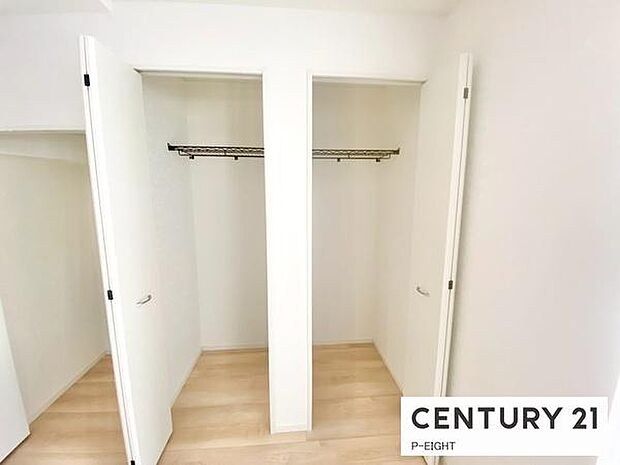 クローゼットでお部屋もスッキリ！