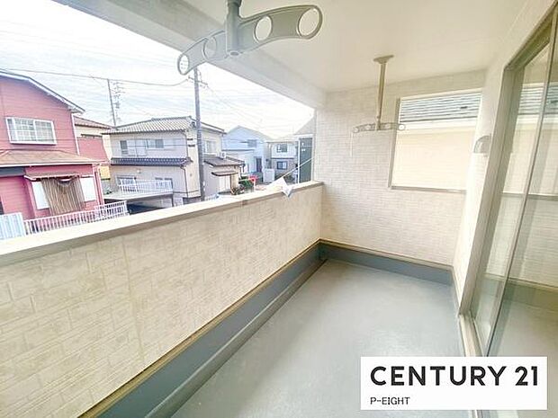 インナーバルコニーでプライベート空間！