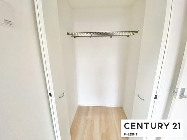 クローゼットでお部屋もスッキリ!