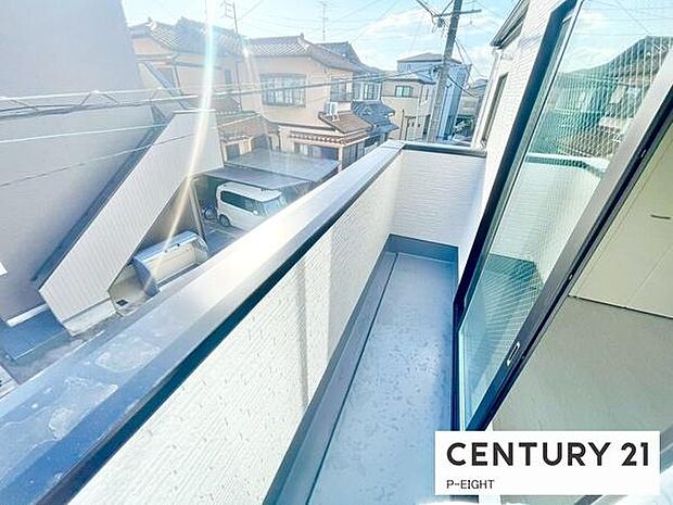 陽当り良好のバルコニーです！