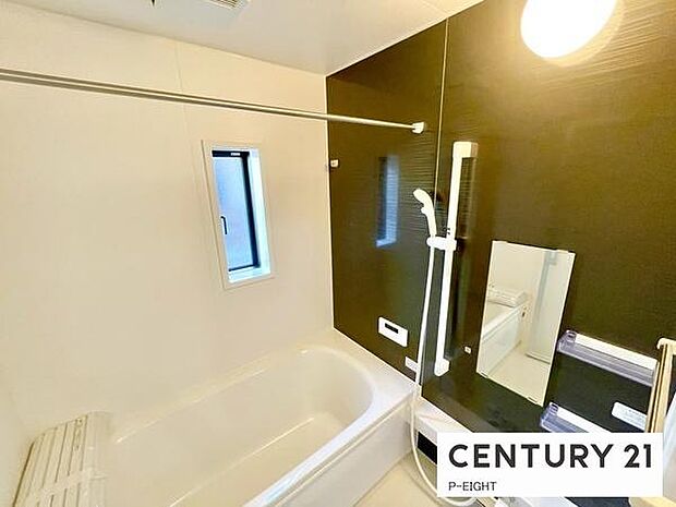 一坪サイズのお風呂で毎日の疲れを癒してください。