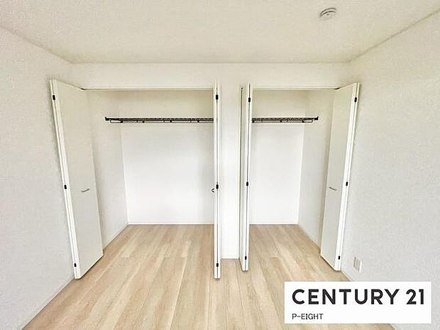 広めのクローゼットでたくさん収納できます!