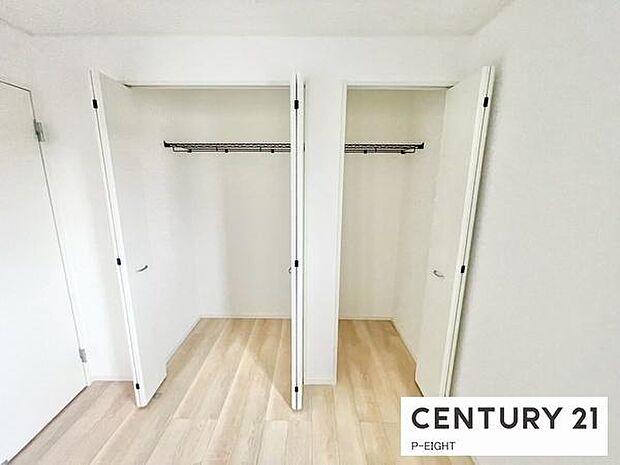 クローゼットでお部屋もスッキリ!