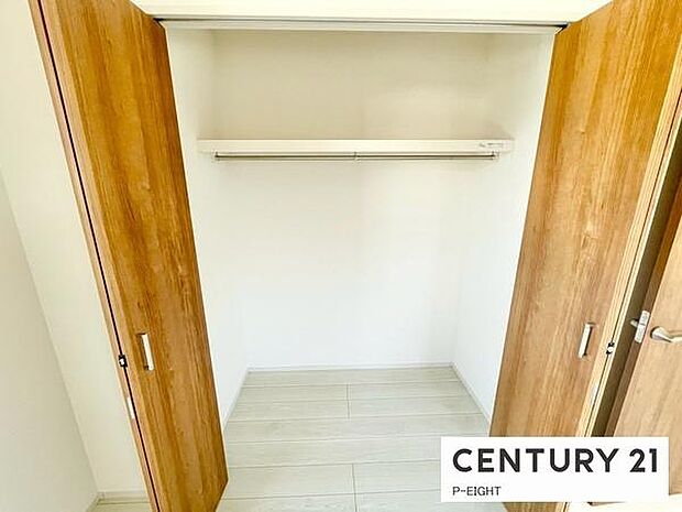 クローゼットでお部屋もスッキリ!