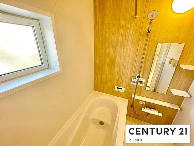 一坪サイズのお風呂で毎日の疲れを癒してください。