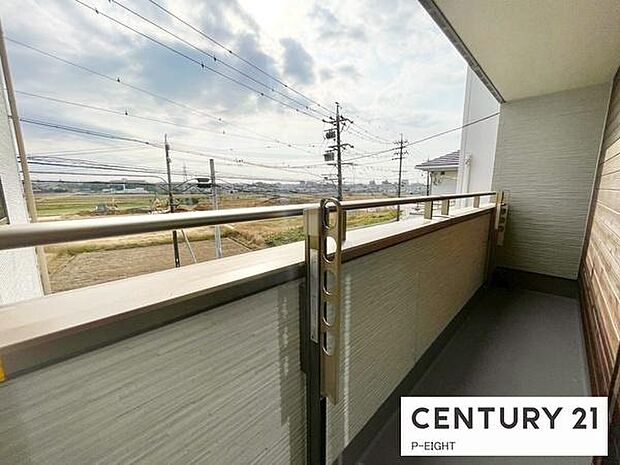 バルコニーから見える景色です！