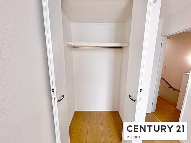 クローゼットでお部屋もスッキリ!