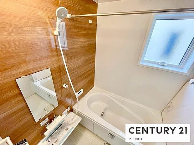 一坪サイズのお風呂で毎日の疲れを癒してください。