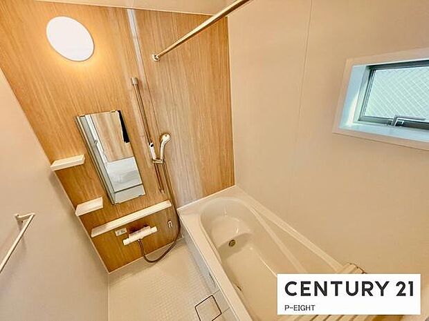 一坪サイズのお風呂で毎日の疲れを癒してください。