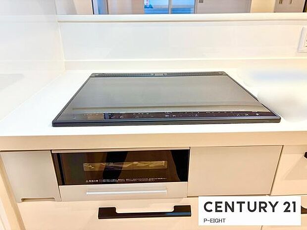 三口IHコンロで料理もはかどりますね!