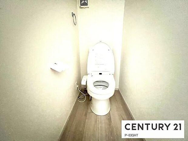 来客用の1階トイレには最新のトイレを!