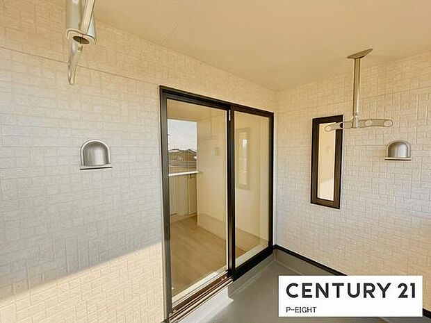 インナーバルコニーでプライベート空間！