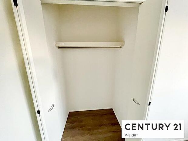 クローゼットでお部屋もスッキリ！