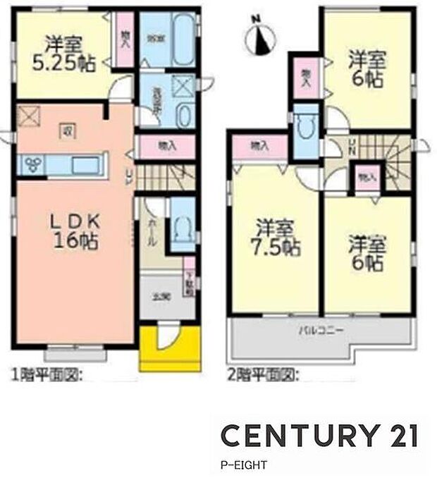 4LDK！収納豊富な間取り！