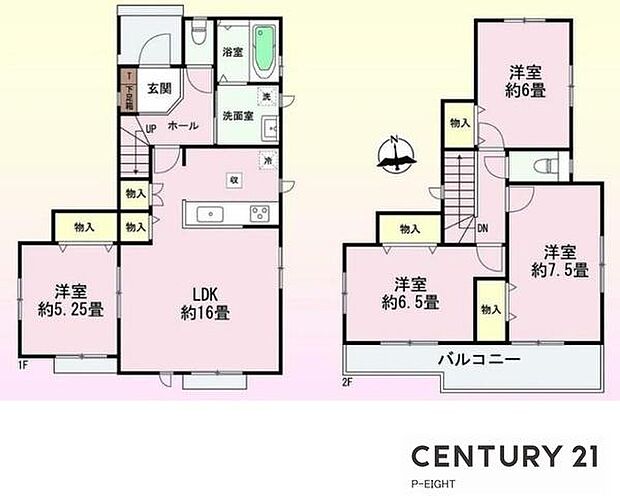 4LDK！収納豊富な間取り！