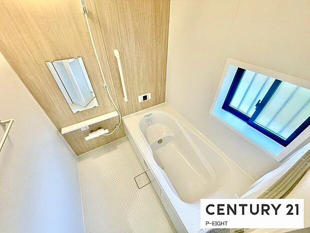 一坪サイズのお風呂で毎日の疲れを癒してください。