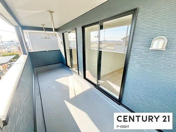 インナーバルコニーでプライベート空間！