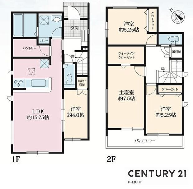 4LDK！収納豊富な間取り！