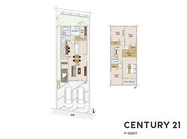 4LDK！収納豊富な間取り！