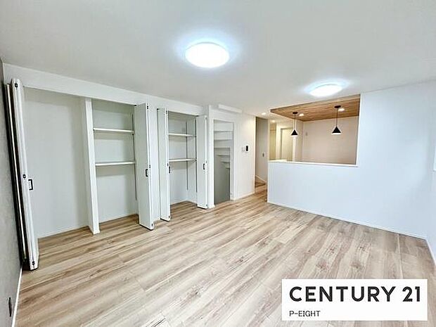 リビングに大容量の収納があるため、ＬＤＫは常にスッキリ！