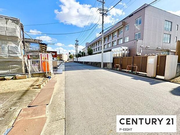 整備された道路です！