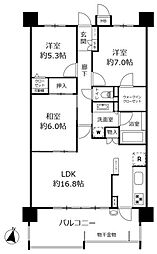 間取図画像 3LDK
