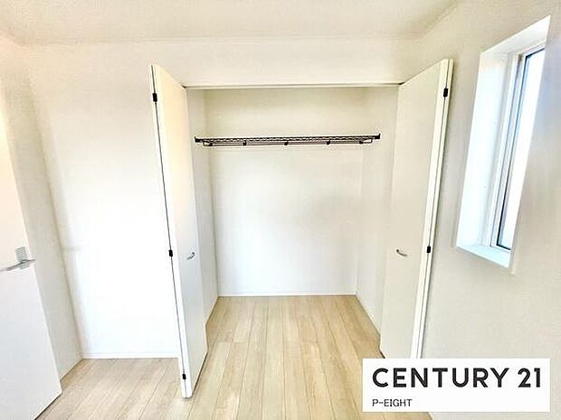 クローゼットでお部屋もスッキリ！