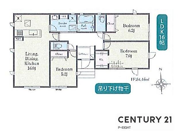 4LDK！収納豊富な間取り！