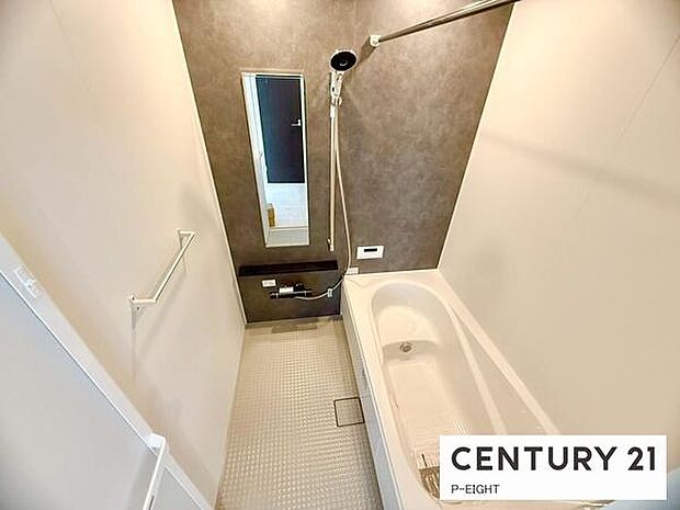 一坪サイズのお風呂で毎日の疲れを癒してください。