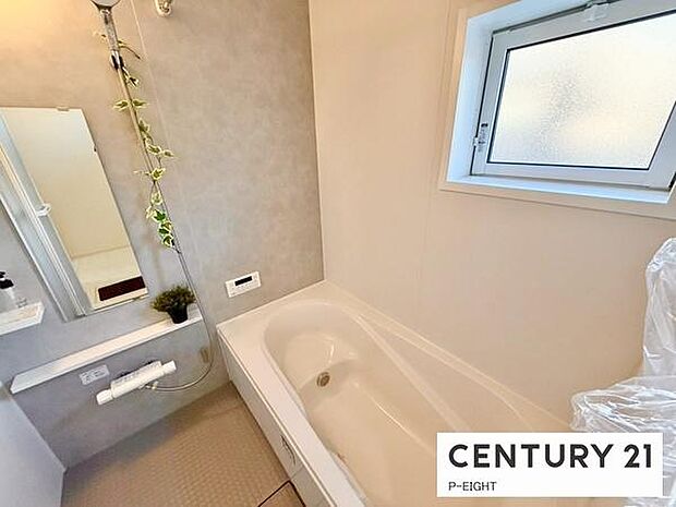 一坪サイズのお風呂で毎日の疲れを癒してください。